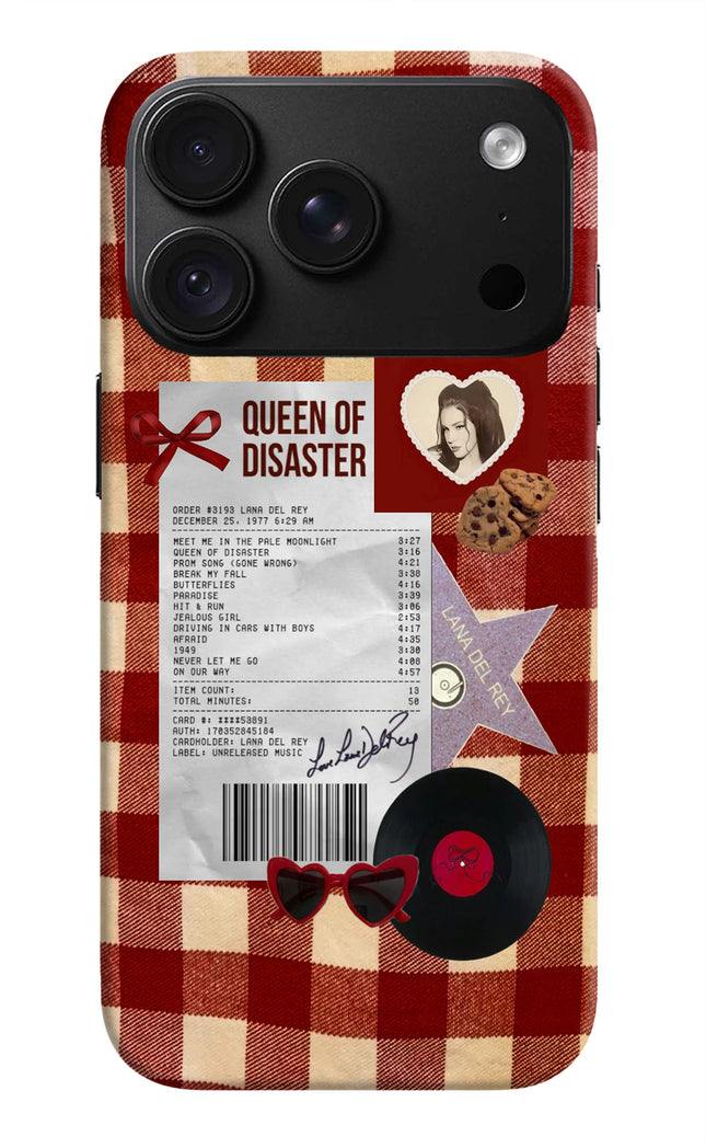 Queen of Disaster iPhone 18 Pro Max Back Cover
