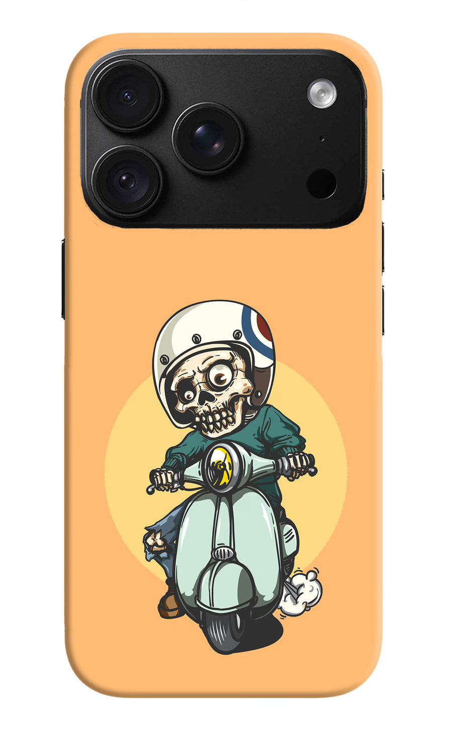 Undead Biker iPhone 18 Pro Max Back Cover, Hard case