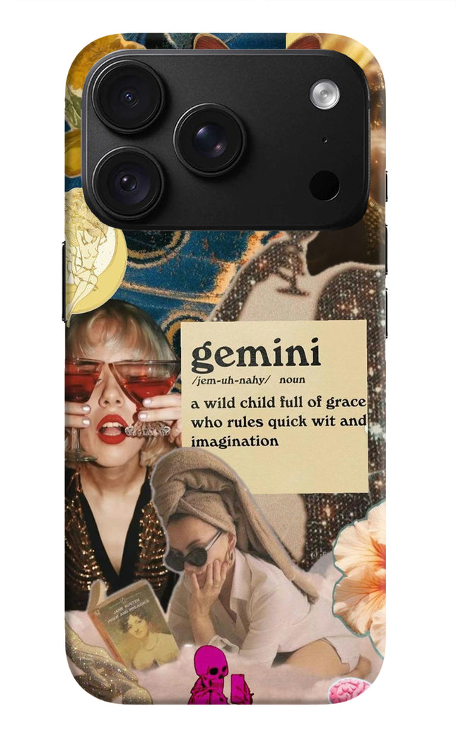 Gemini Zodiac iPhone 18 Pro Max Back Cover