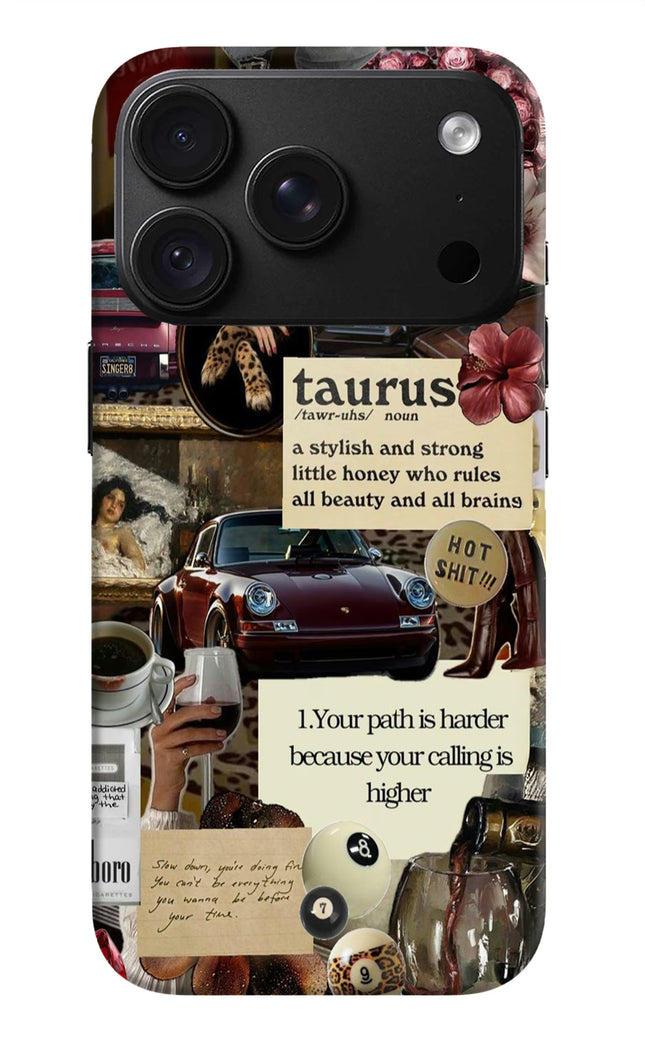 Taurus Zodiac iPhone 18 Pro Max Back Cover
