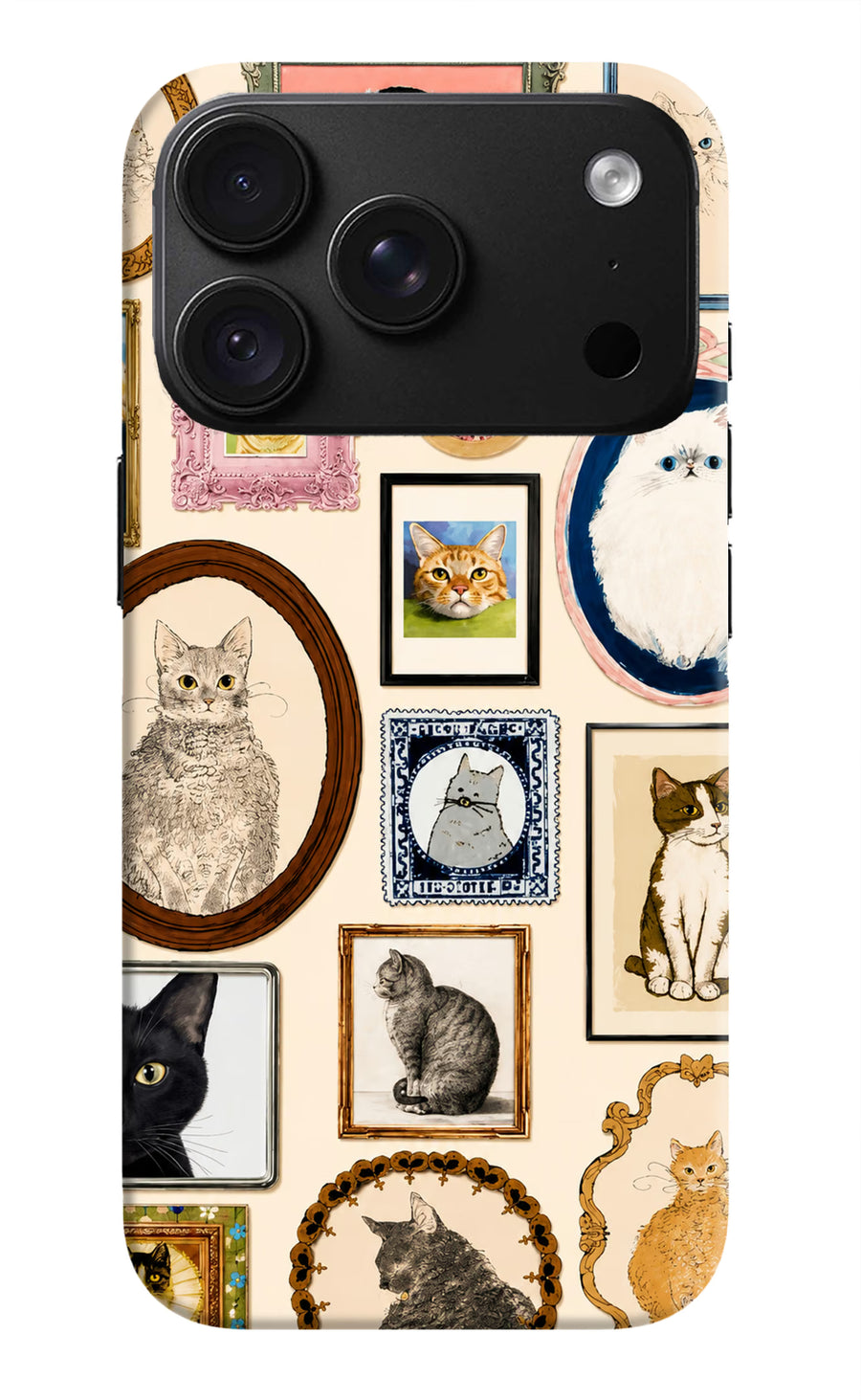 Mirror Cats iPhone 18 Pro Max Back Cover, Hard case