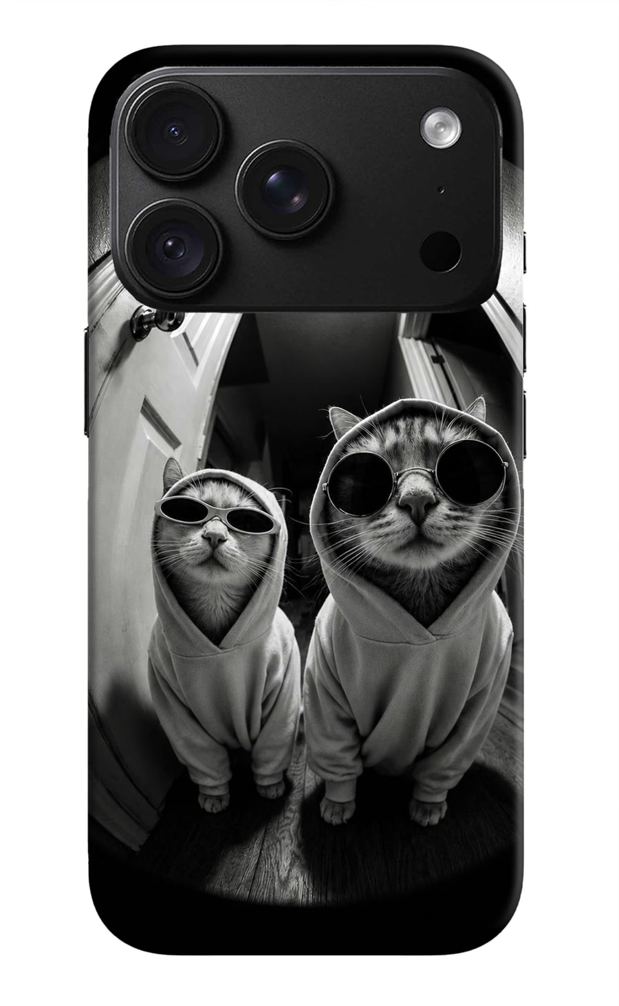 Hood Cats iPhone 18 Pro Max Back Cover, Hard case