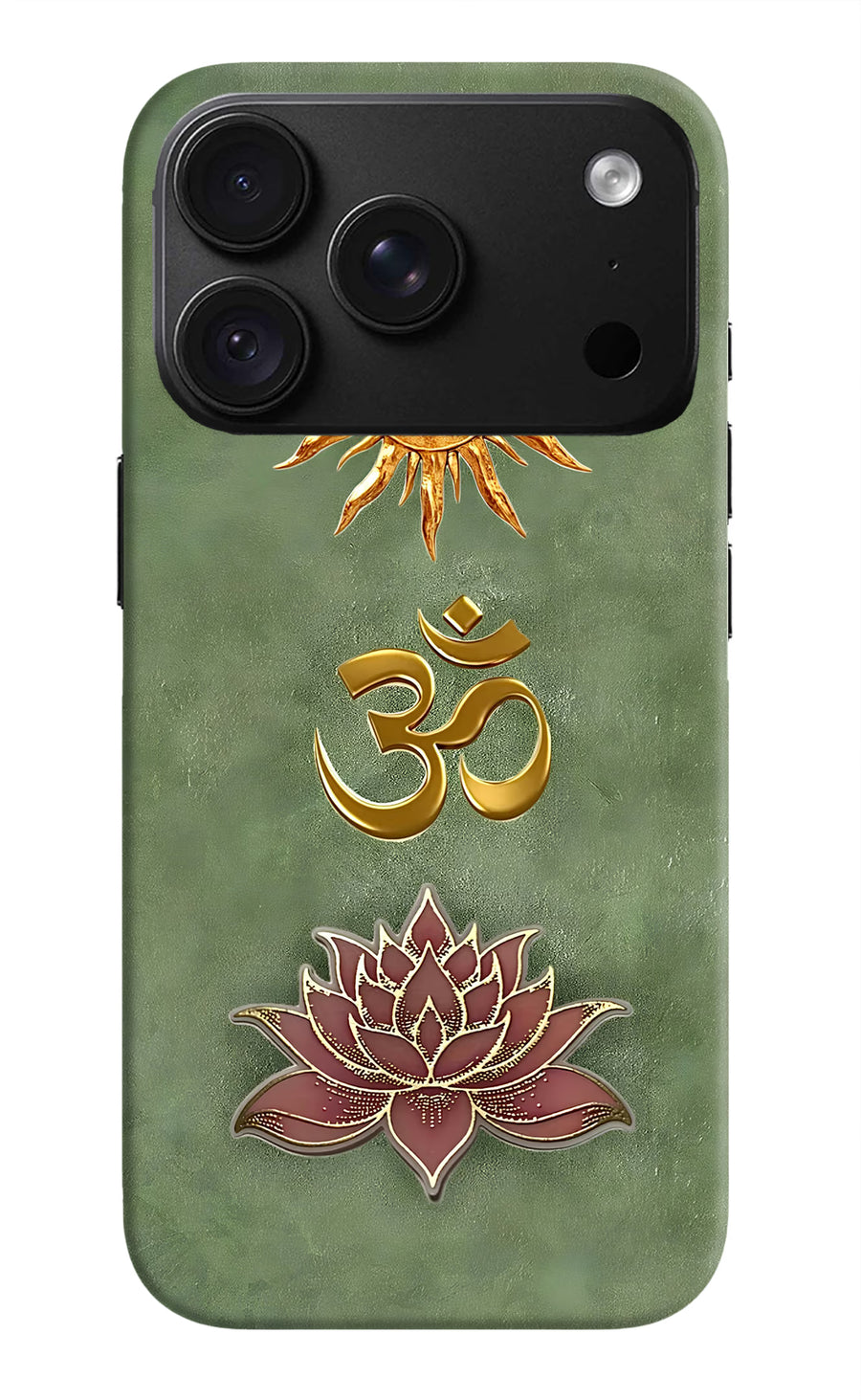 Om & Lotus iPhone 18 Pro Max Back Cover, Hard case
