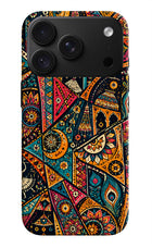 Folk Print iPhone 18 Pro Max Back Cover