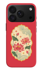 Pink Lotus iPhone 18 Pro Max Hard Case Back Cover by Casekaro