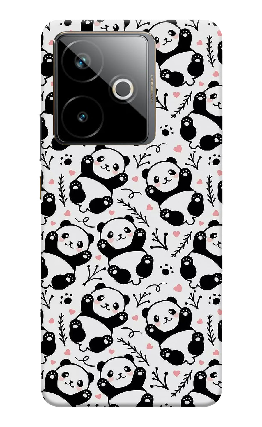 Cute Panda Realme GT 7T Back Cover, Hard case