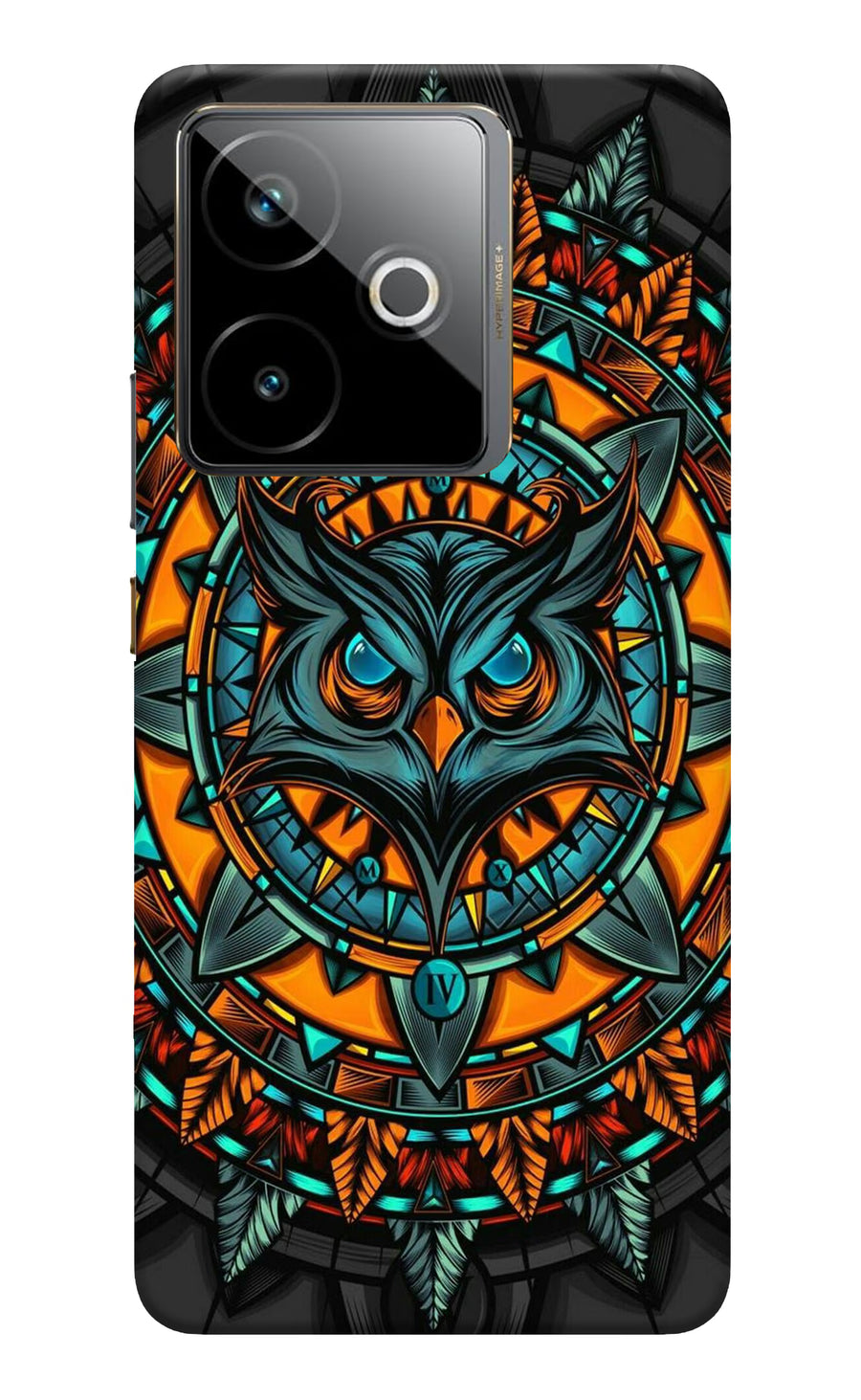 Angry Owl Art Realme GT 7T Back Cover, Hard case
