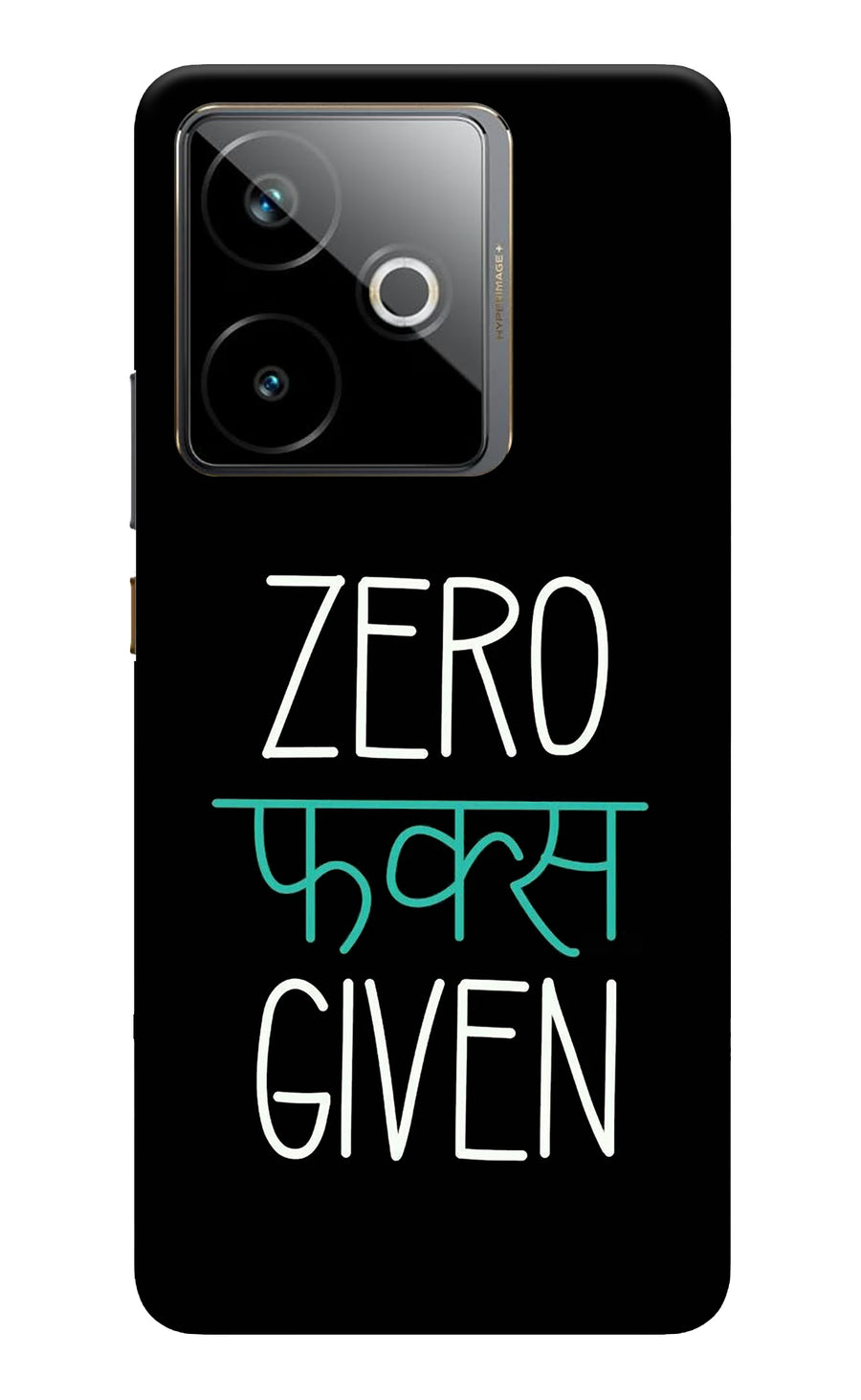 Zero Fucks Given Realme GT 7T Back Cover, Hard case