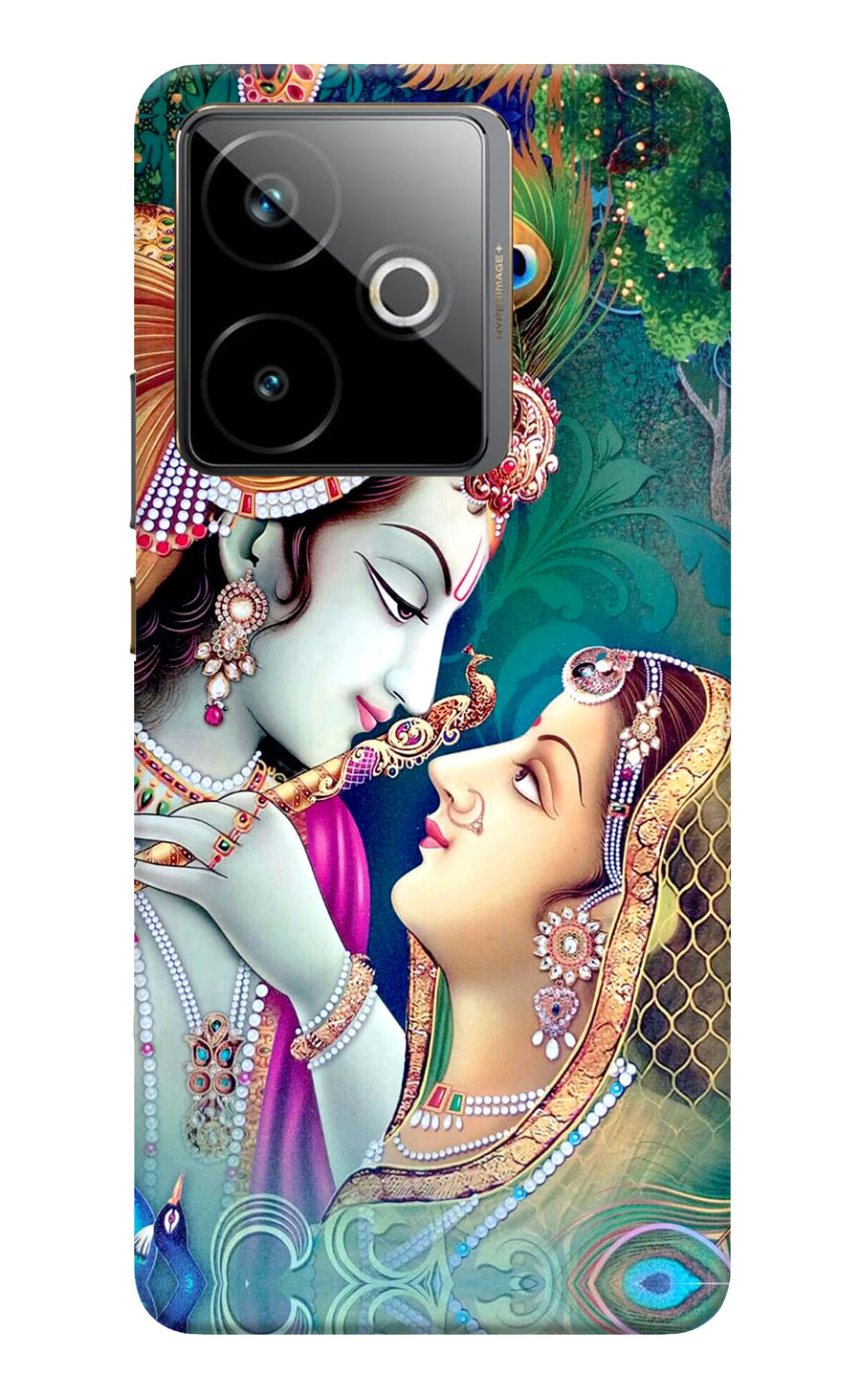 Lord Radha Krishna Realme GT 7T Back Cover, Hard case