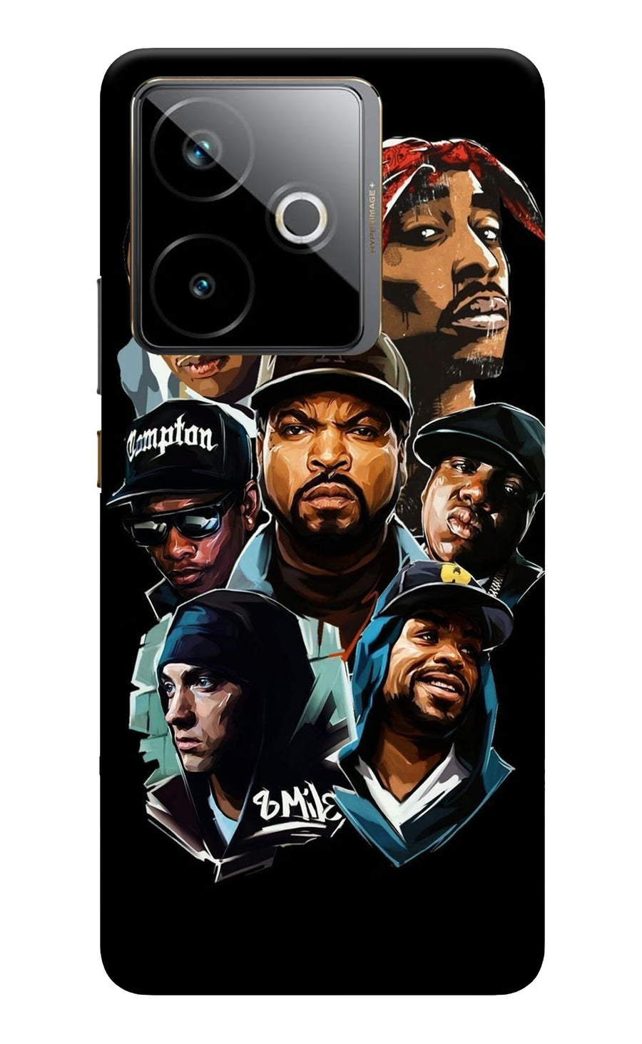 Rappers Realme GT 7T Back Cover, Hard case