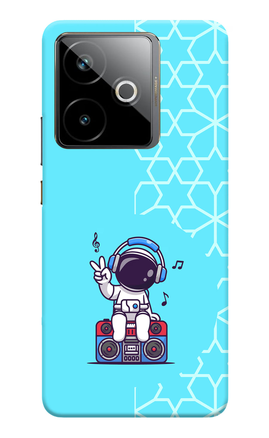 Cute Astronaut Chilling Realme GT 7T Back Cover, Hard case