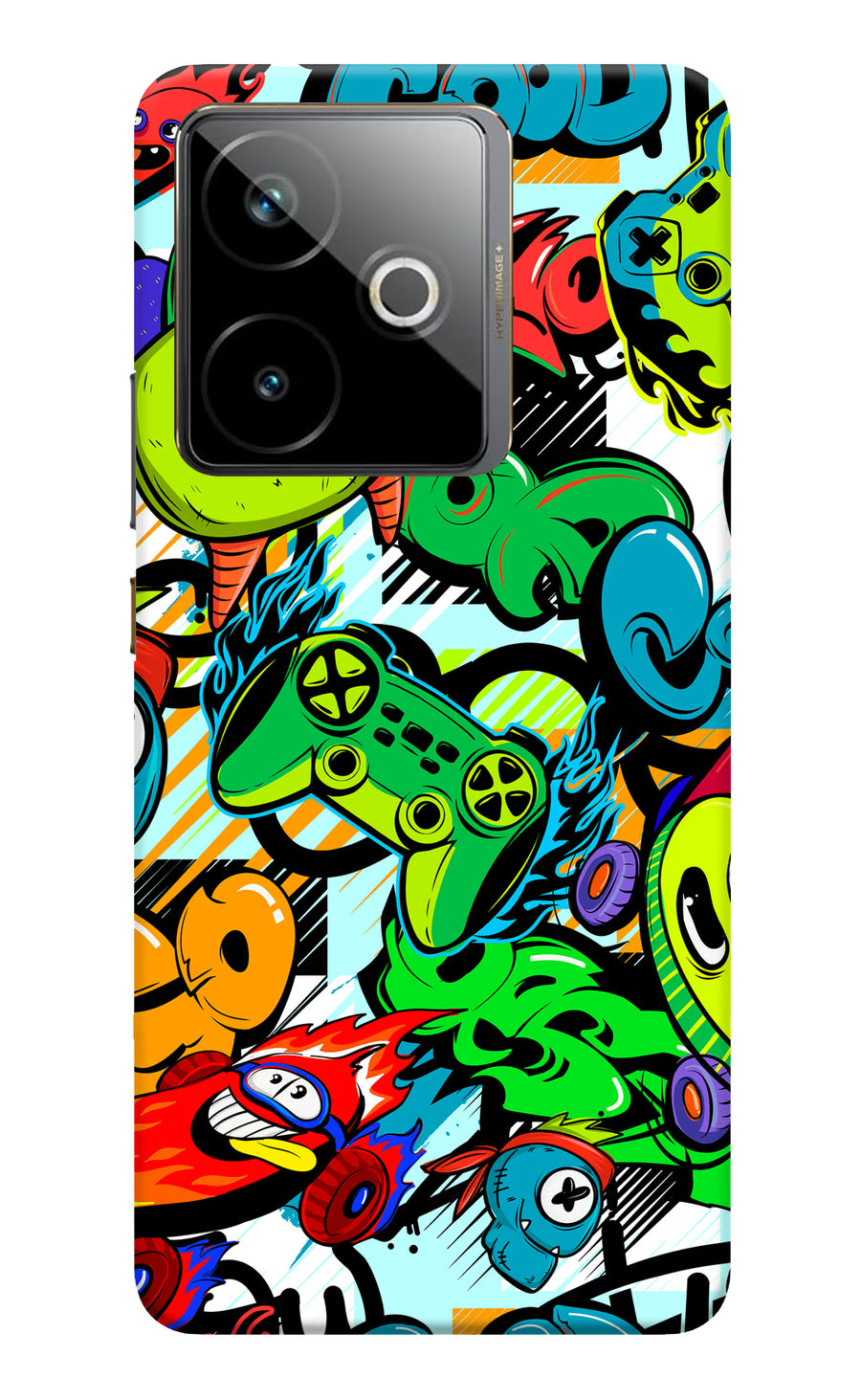 Game Doodle Realme GT 7T Back Cover, Hard case