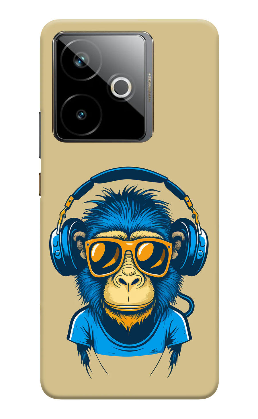 Monkey Headphone Realme GT 7T Back Cover, Hard case