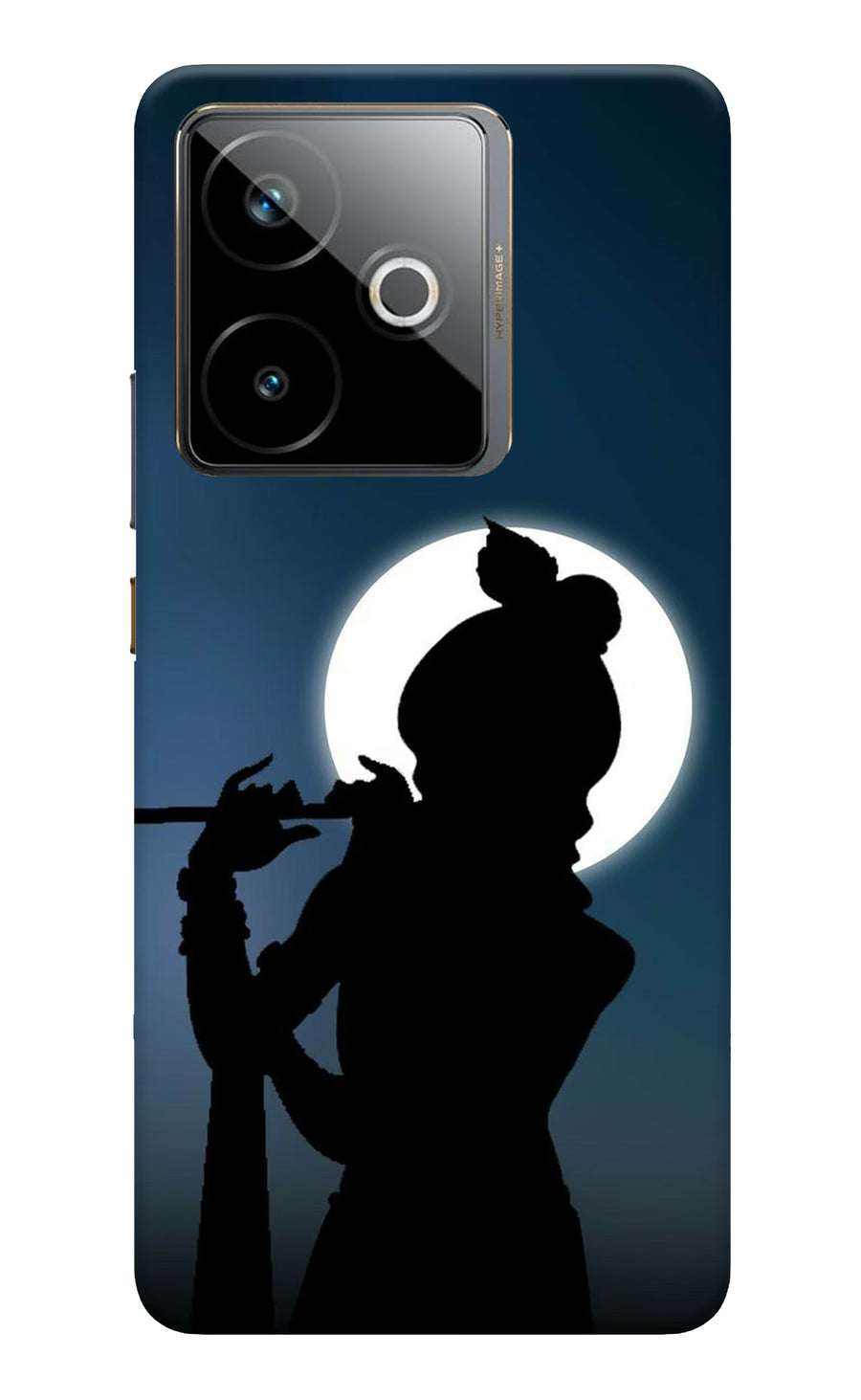 Shri Krishna Silhouette Realme GT 7T Back Cover, Hard case