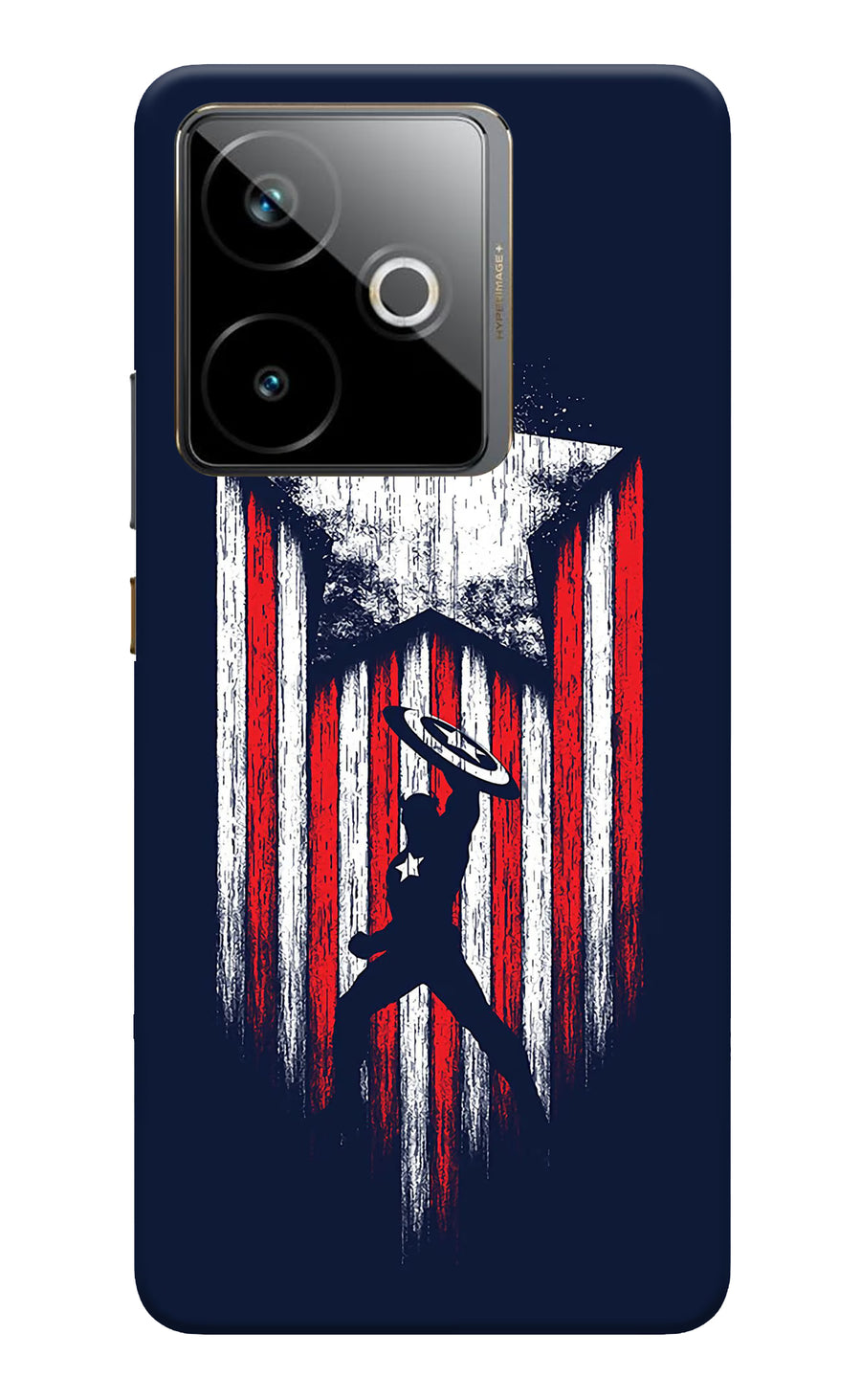 Captain America Marvel Art Realme GT 7T Back Cover, Hard case