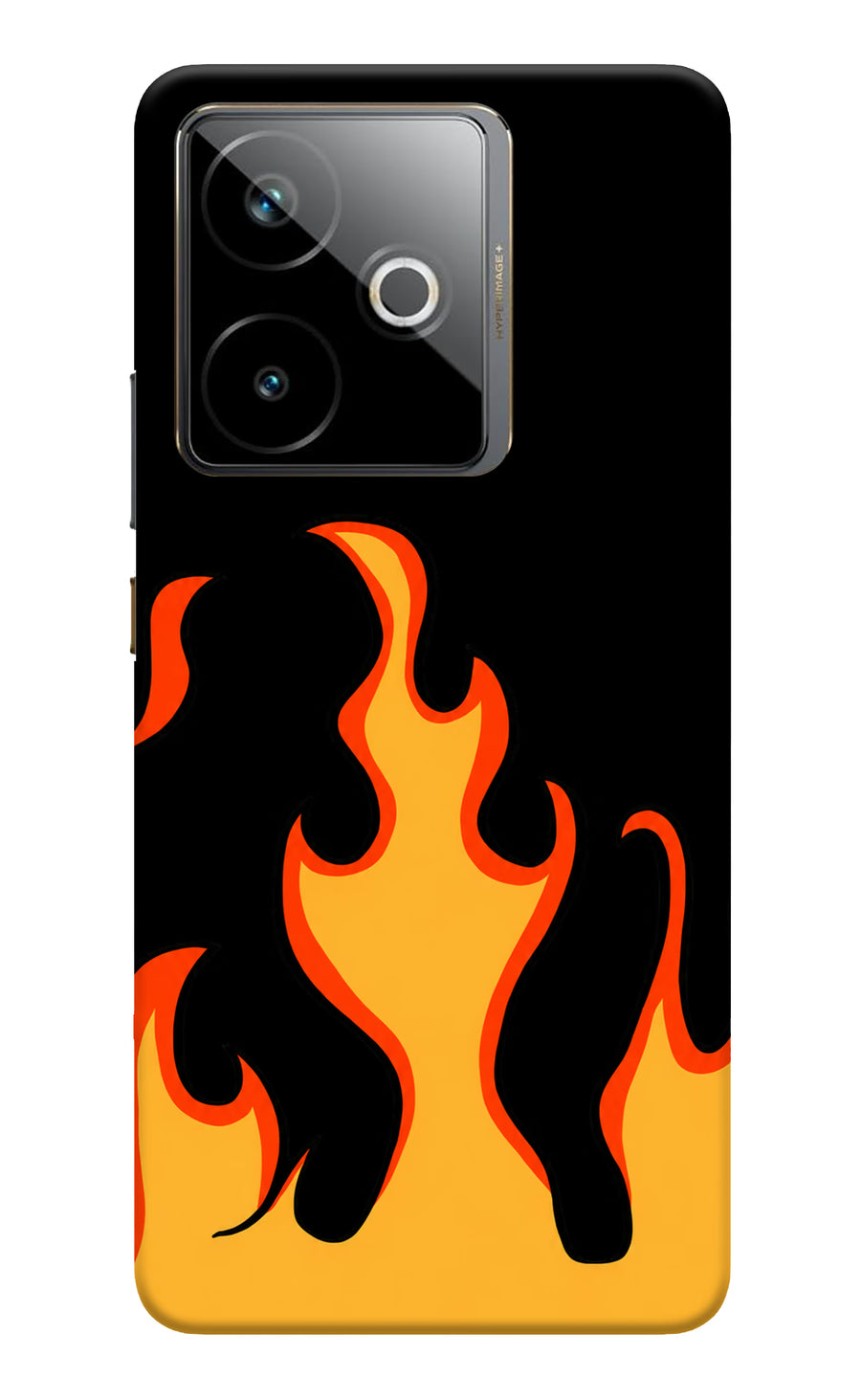 Fired Up – Black Realme GT 7T Back Cover, Hard case