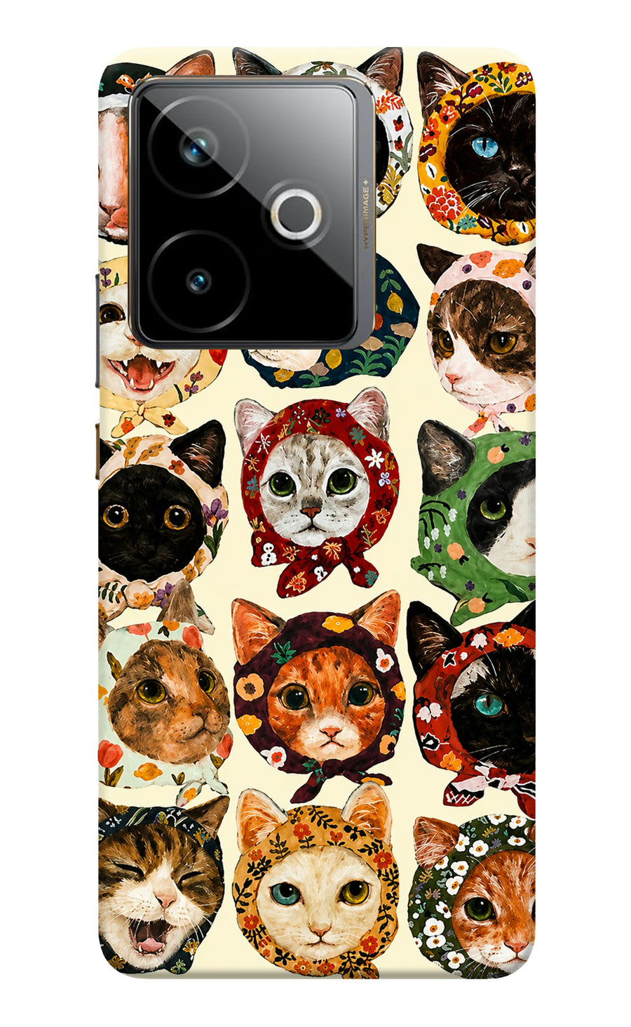Cool Cat Realme GT 7T Back Cover, Hard case