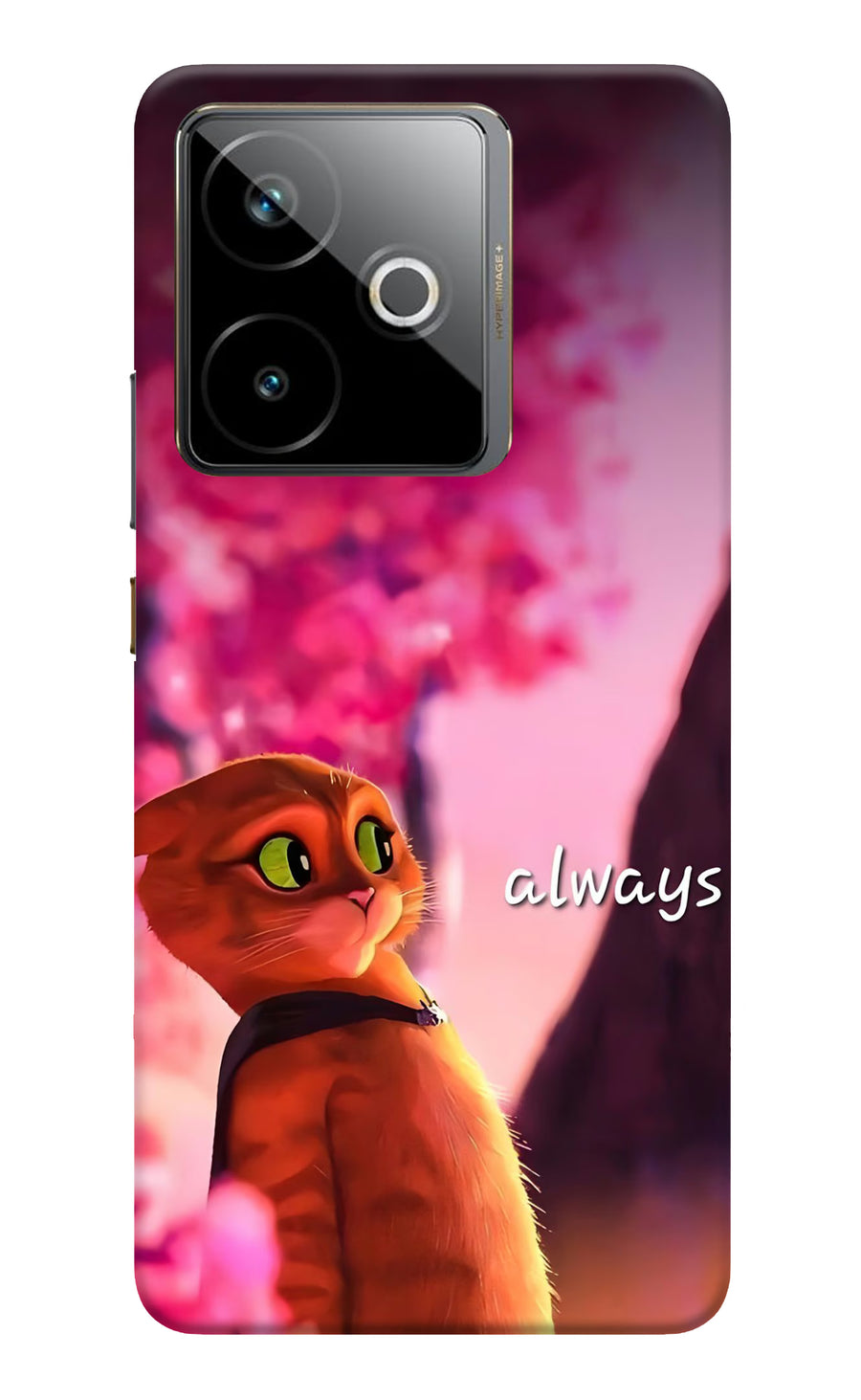 Always Cat Realme GT 7T Back Cover, Hard case