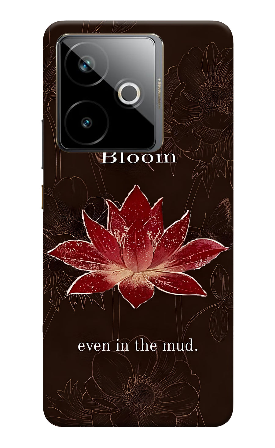 Bloom Realme GT 7T Back Cover, Hard case