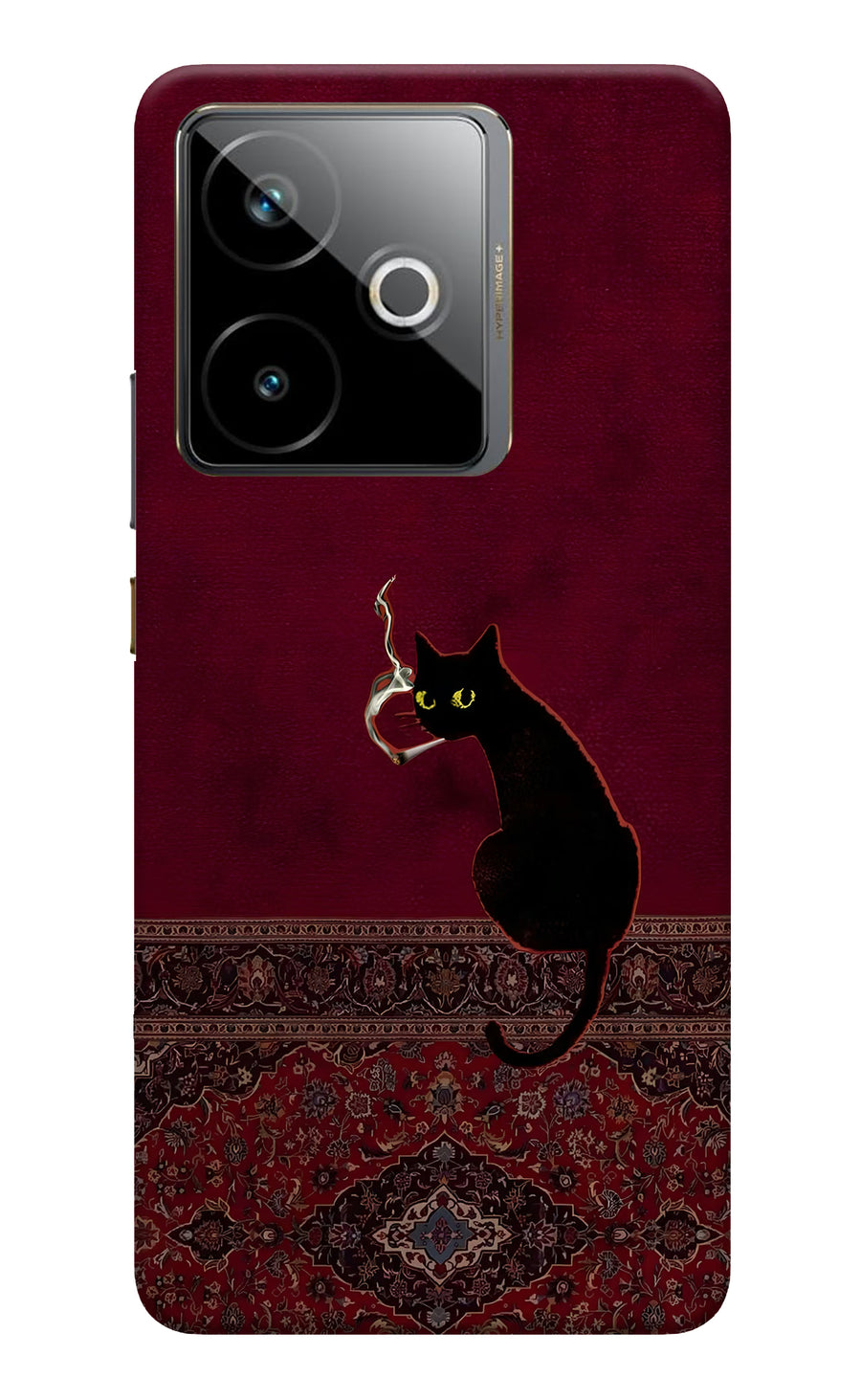 Midnight Cat Realme GT 7T Back Cover, Hard case