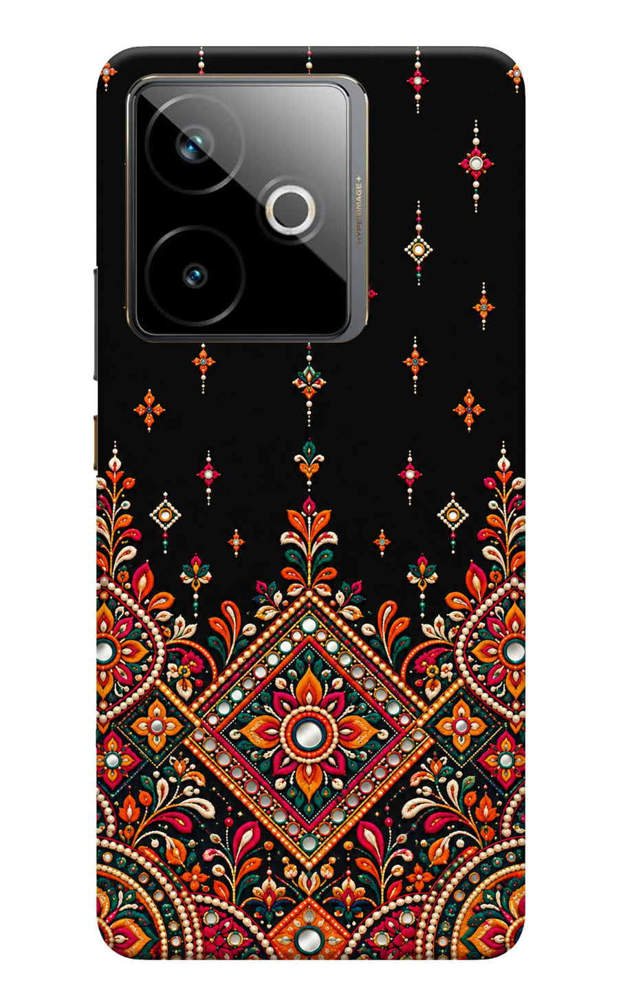 Noir Mehfil Realme GT 7T Back Cover, Hard case