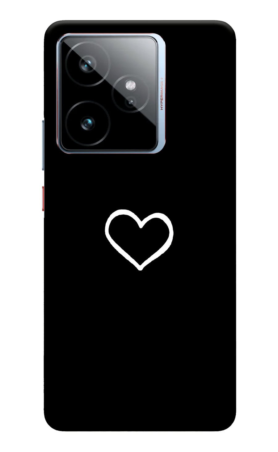Heart Realme GT 7 Back Cover, Hard case