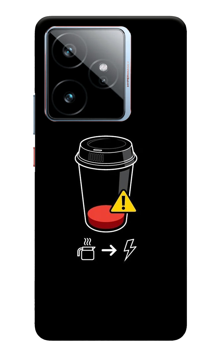 Coffee Realme GT 7 Back Cover, Hard case