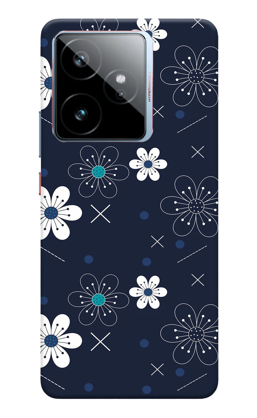 Flowers Realme GT 7 Back Cover, Hard case