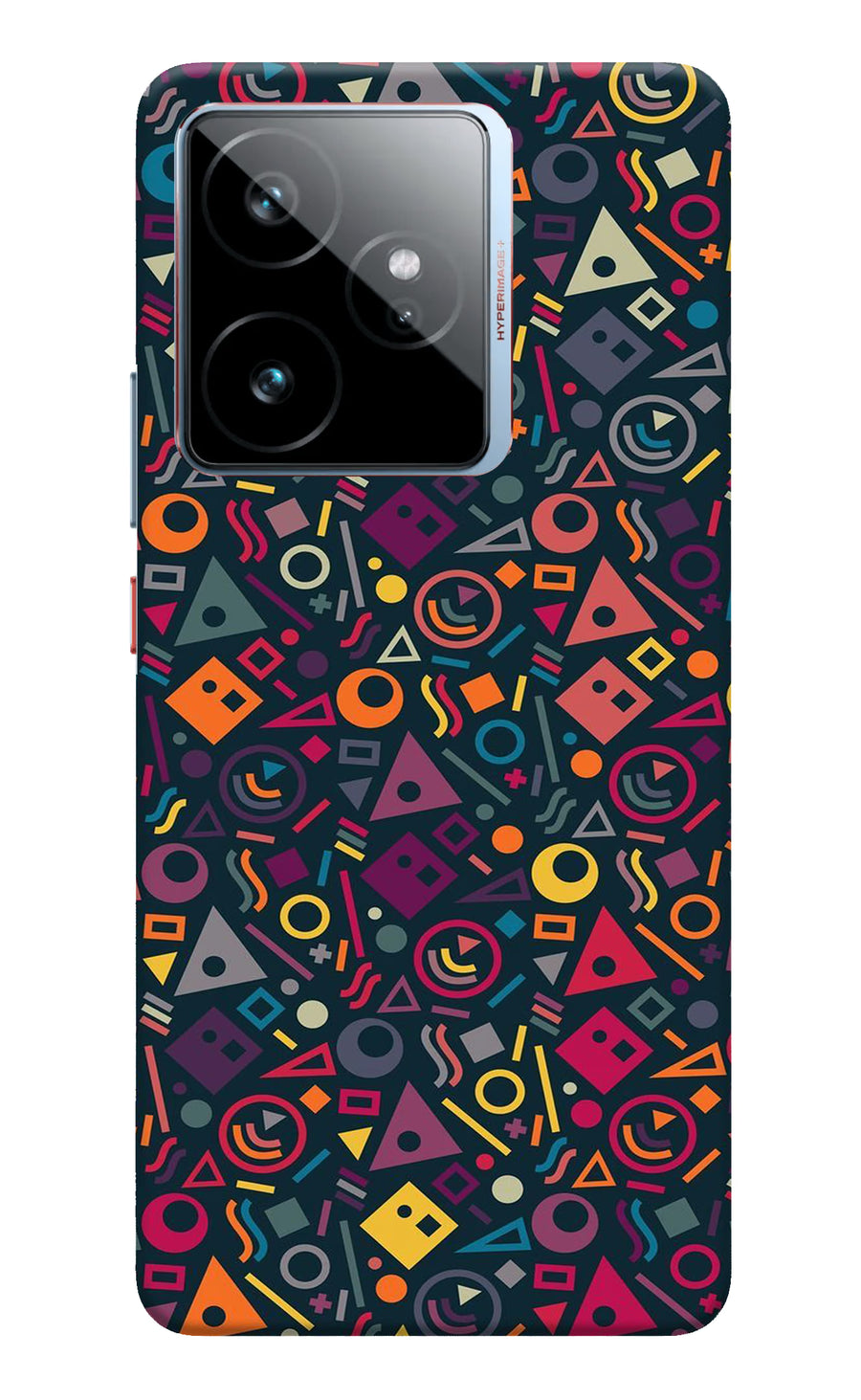 Geometric Abstract Realme GT 7 Back Cover, Hard case