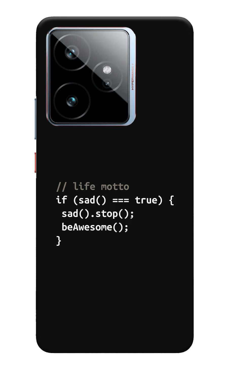 Life Motto Code Realme GT 7 Back Cover, Hard case