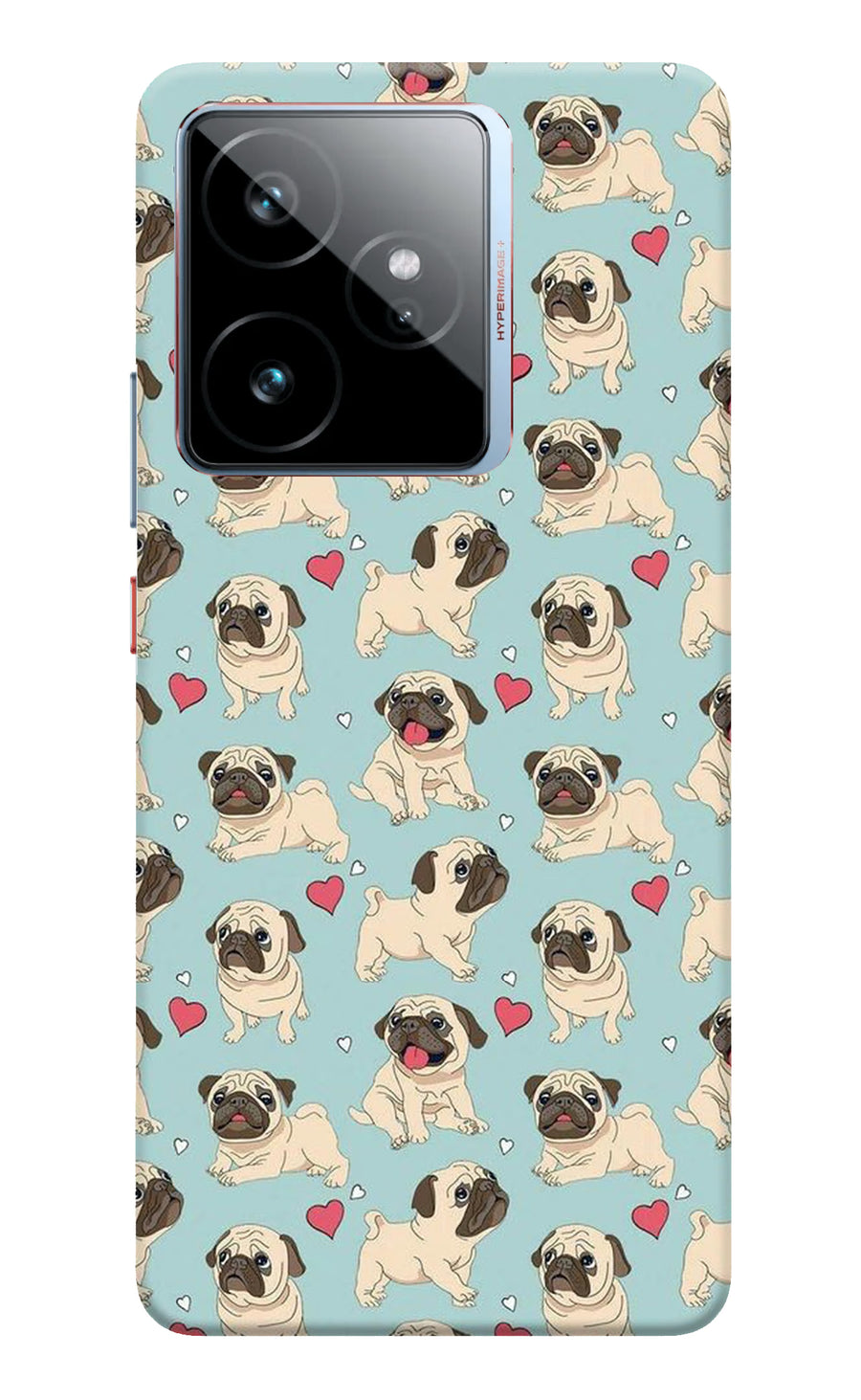 Pug Dog Realme GT 7 Back Cover, Hard case