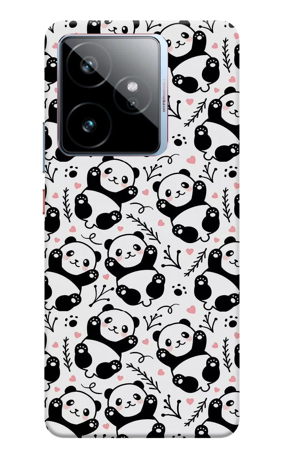 Cute Panda Realme GT 7 Back Cover, Hard case