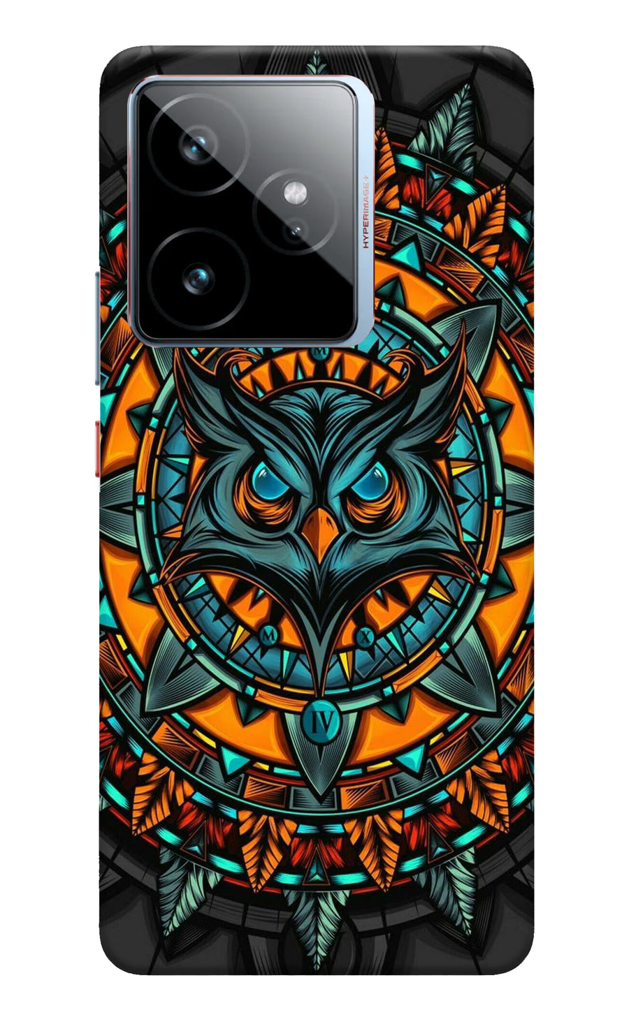 Angry Owl Art Realme GT 7 Back Cover, Hard case