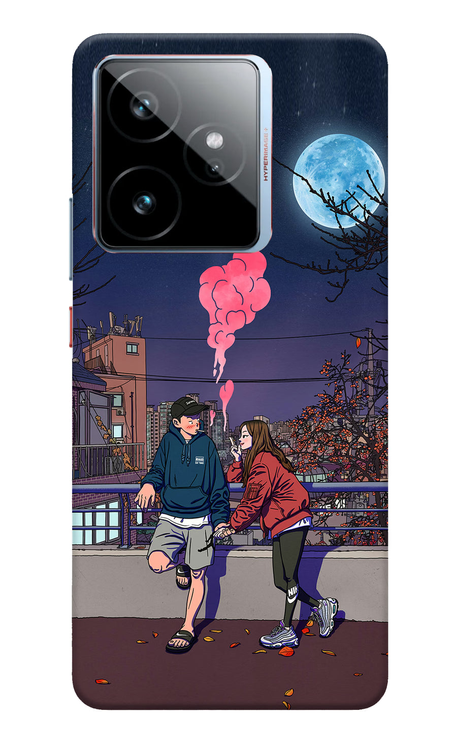 Chilling Couple Realme GT 7 Back Cover, Hard case
