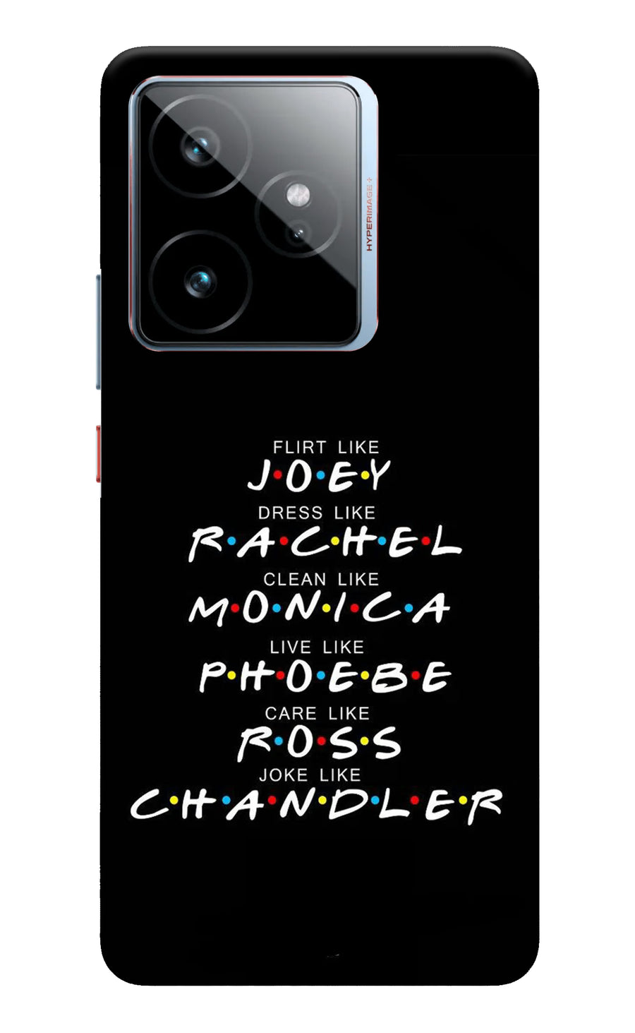 FRIENDS Character Realme GT 7 Back Cover, Hard case