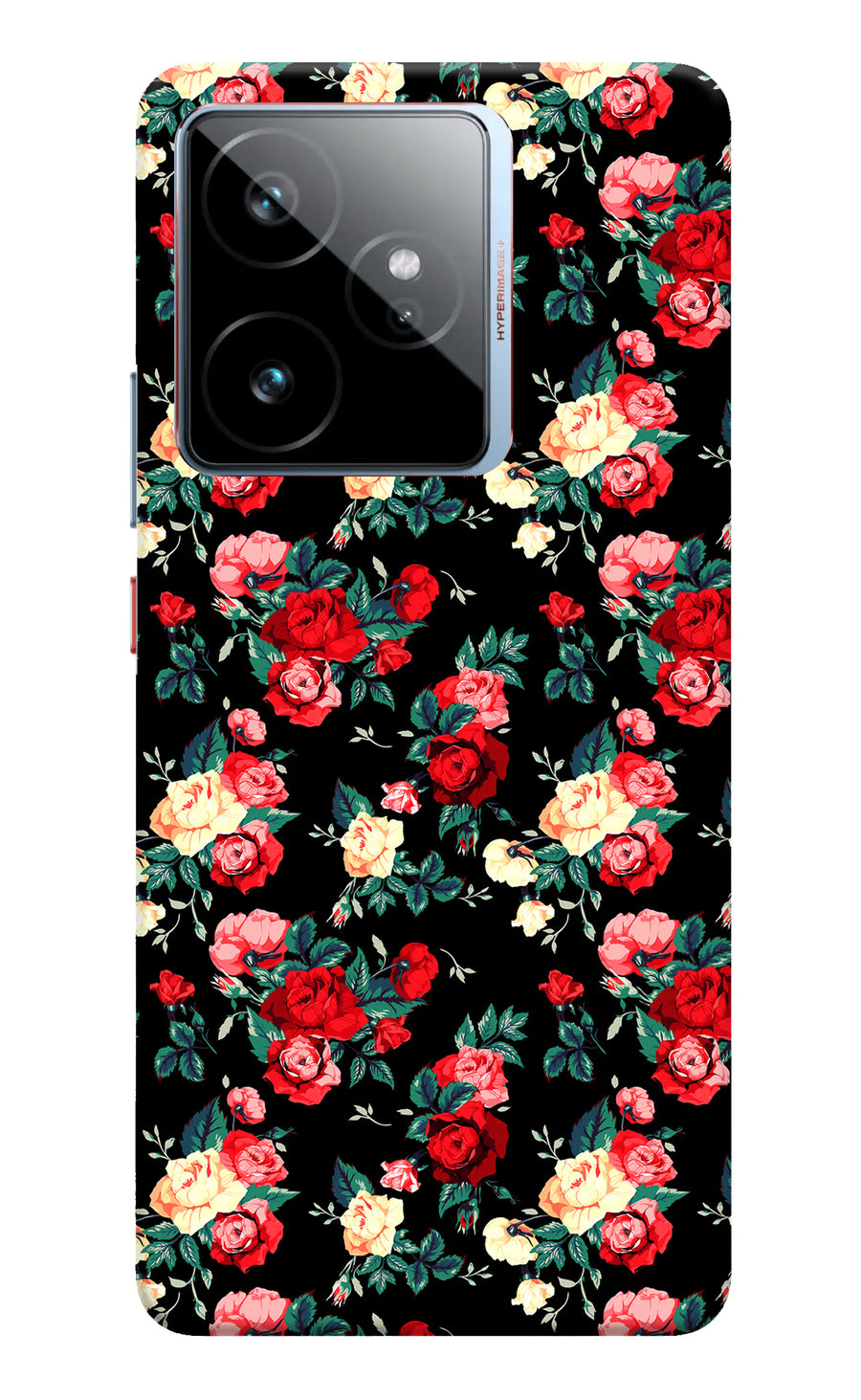 Rose Pattern Realme GT 7 Back Cover, Hard case