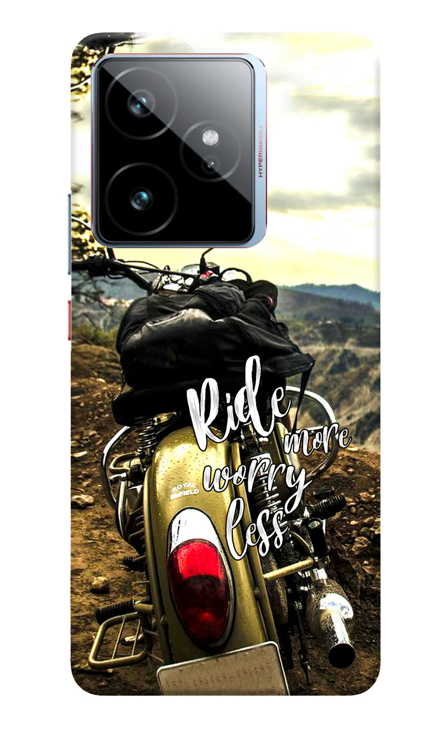 Ride More Worry Less Realme GT 7 Back Cover, Hard case
