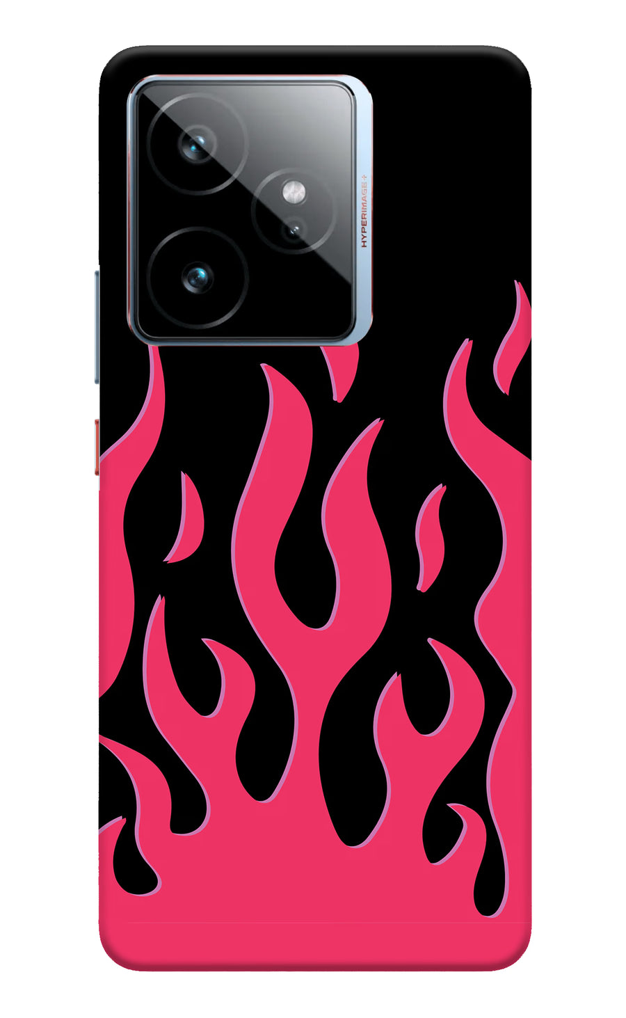 Fire Flames Realme GT 7 Back Cover, Hard case