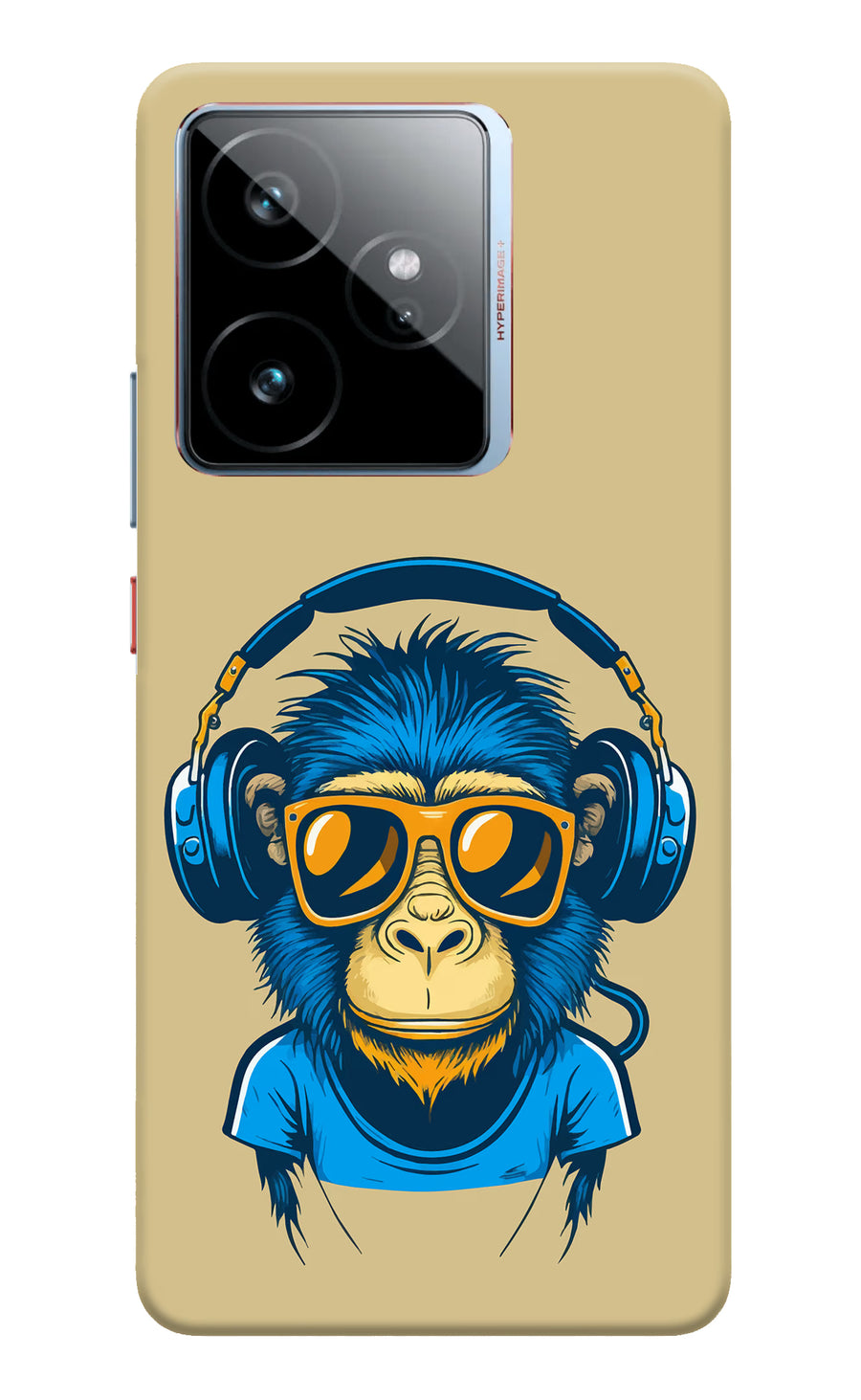 Monkey Headphone Realme GT 7 Back Cover, Hard case