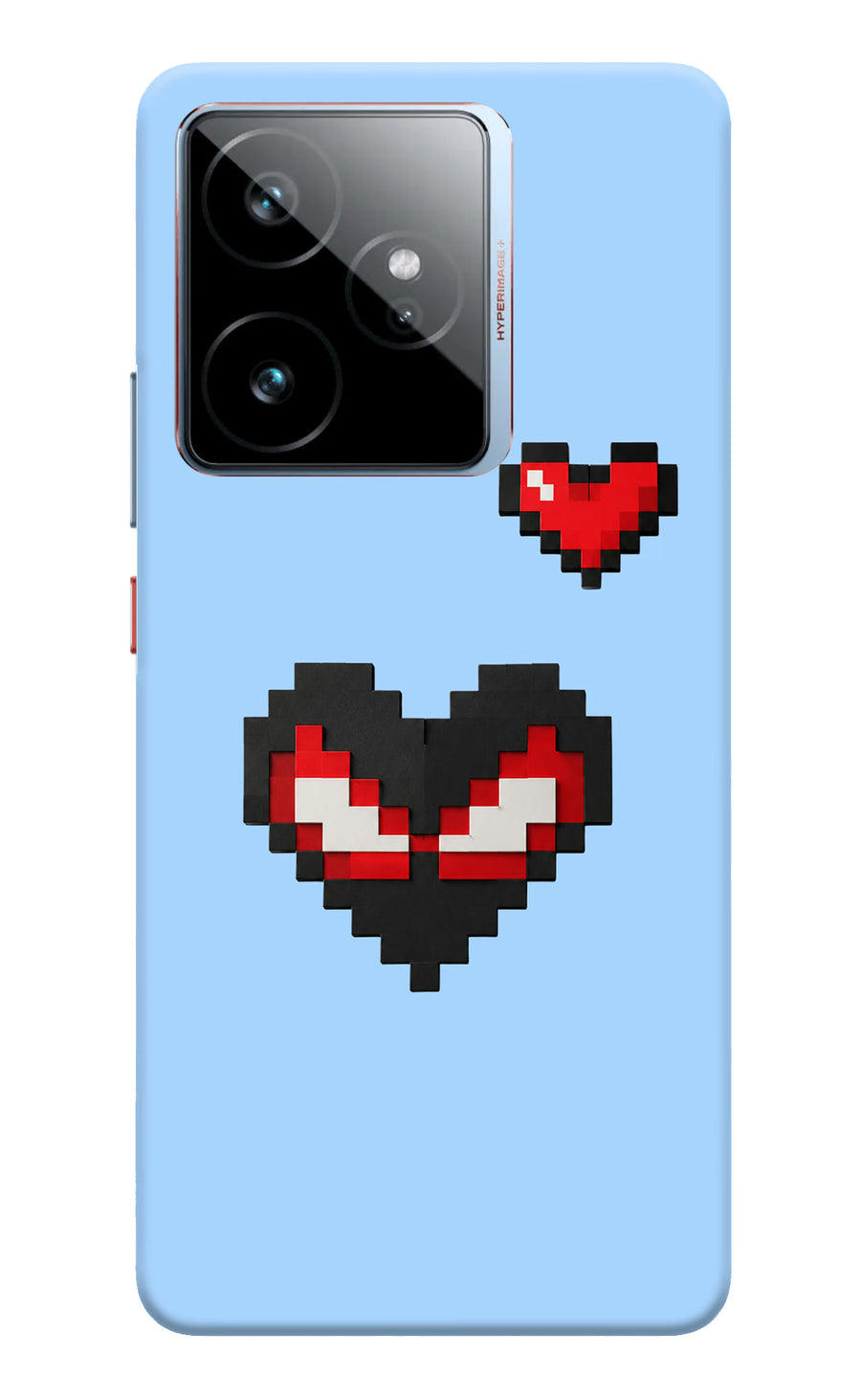 Peter Heart Realme GT 7 Back Cover, Hard case