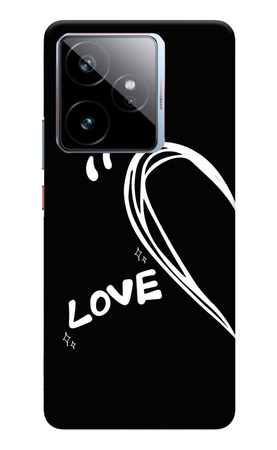 Love Line Realme GT 7 Back Cover, Hard case