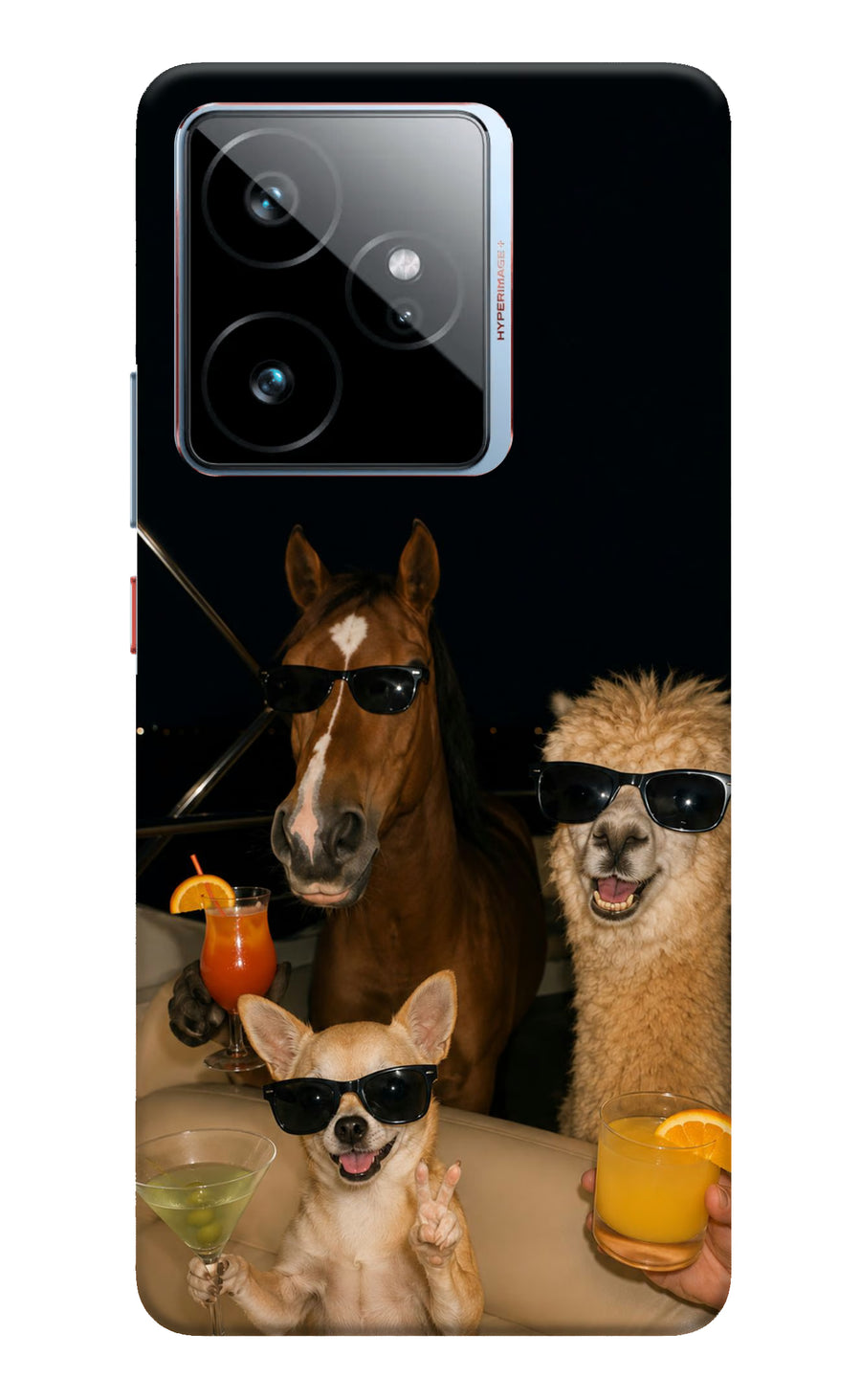 Party Squad Realme GT 7 Back Cover, Hard case