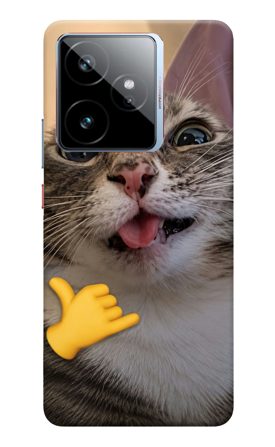 Silly Cat Call Realme GT 7 Back Cover, Hard case
