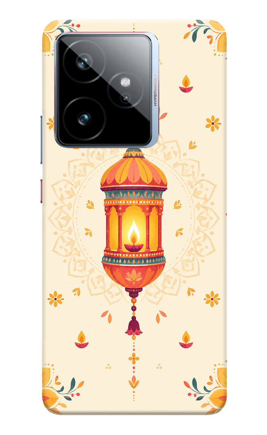 Golden Lantern Realme GT 7 Back Cover, Hard case