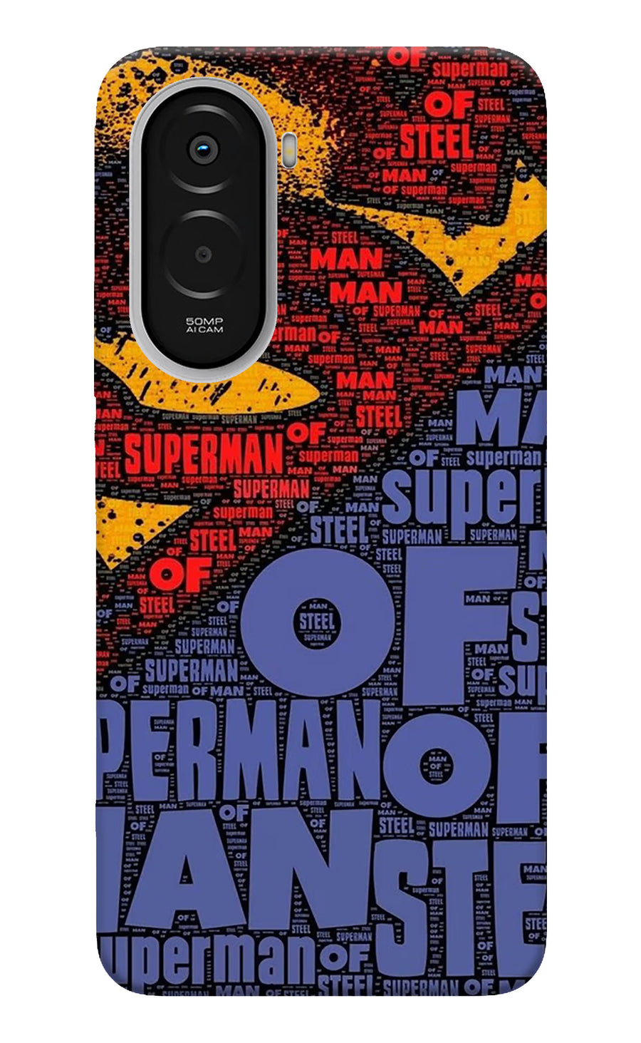 Superman Poco M7 Plus 5G Back Cover, Hard case
