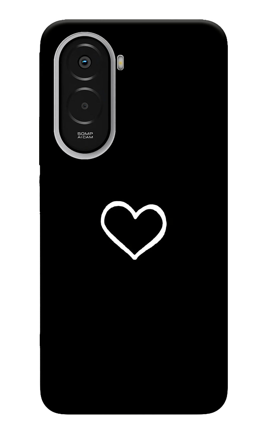 Heart Poco M7 Plus 5G Back Cover, Hard case