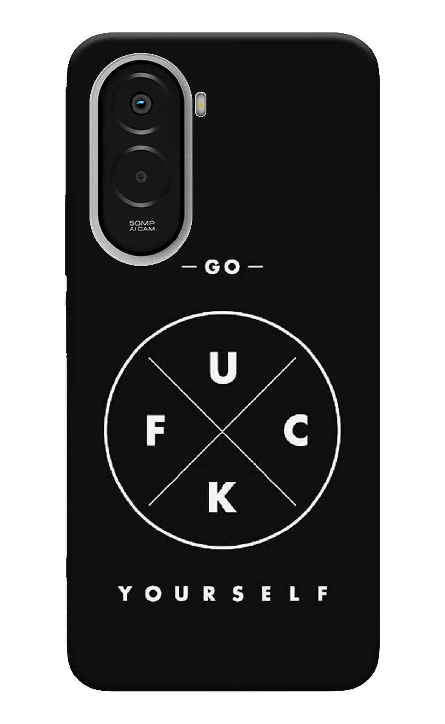 Go Fuck Yourself Poco M7 Plus 5G Back Cover, Hard case