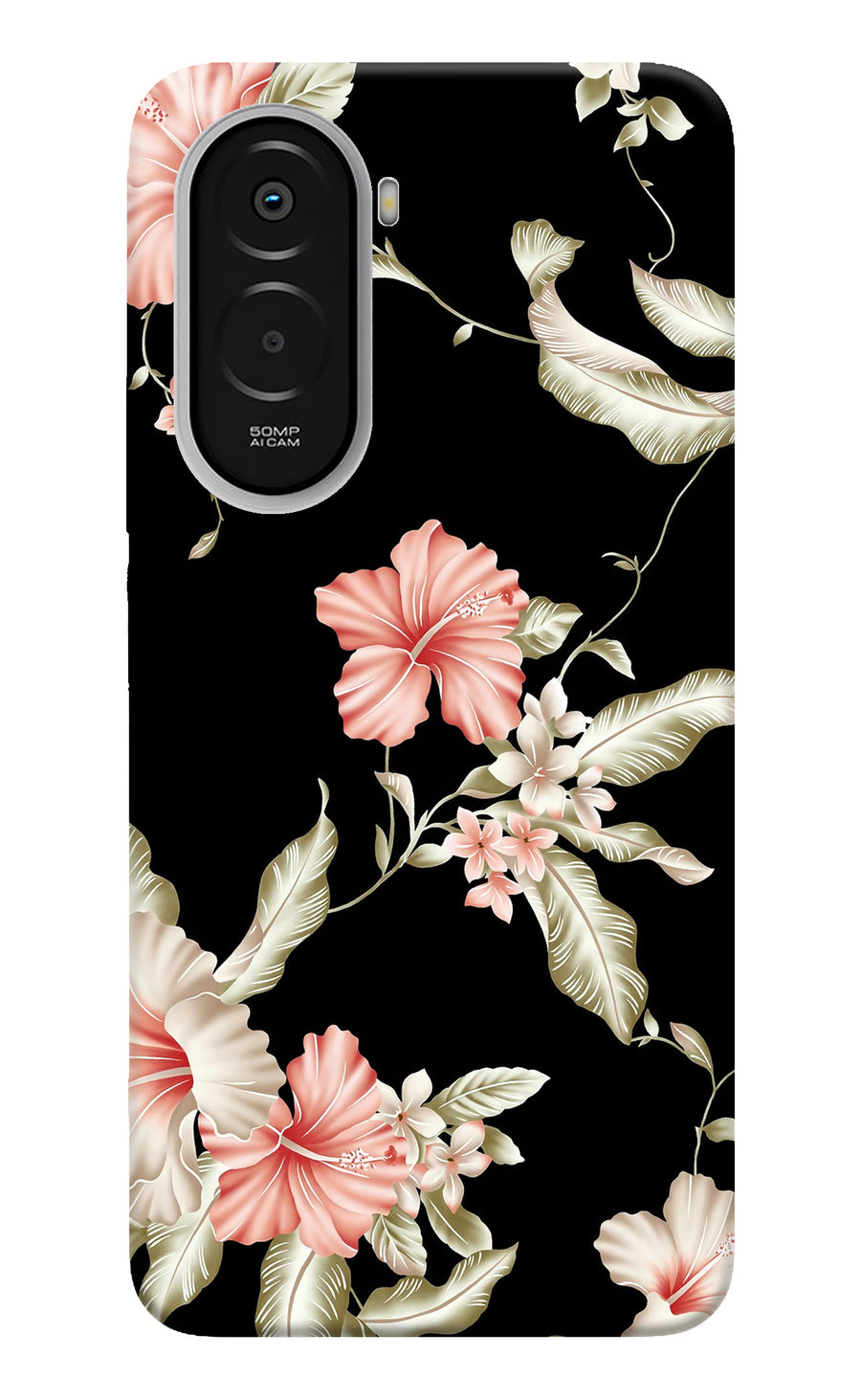 Flowers Poco M7 Plus 5G Back Cover, Hard case
