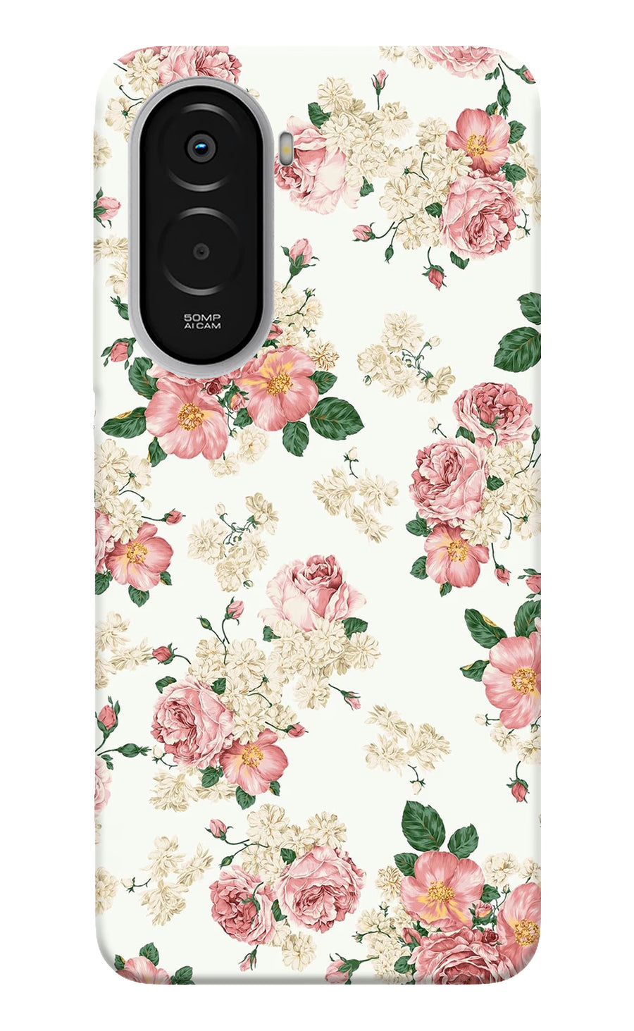 Flowers Poco M7 Plus 5G Back Cover, Hard case