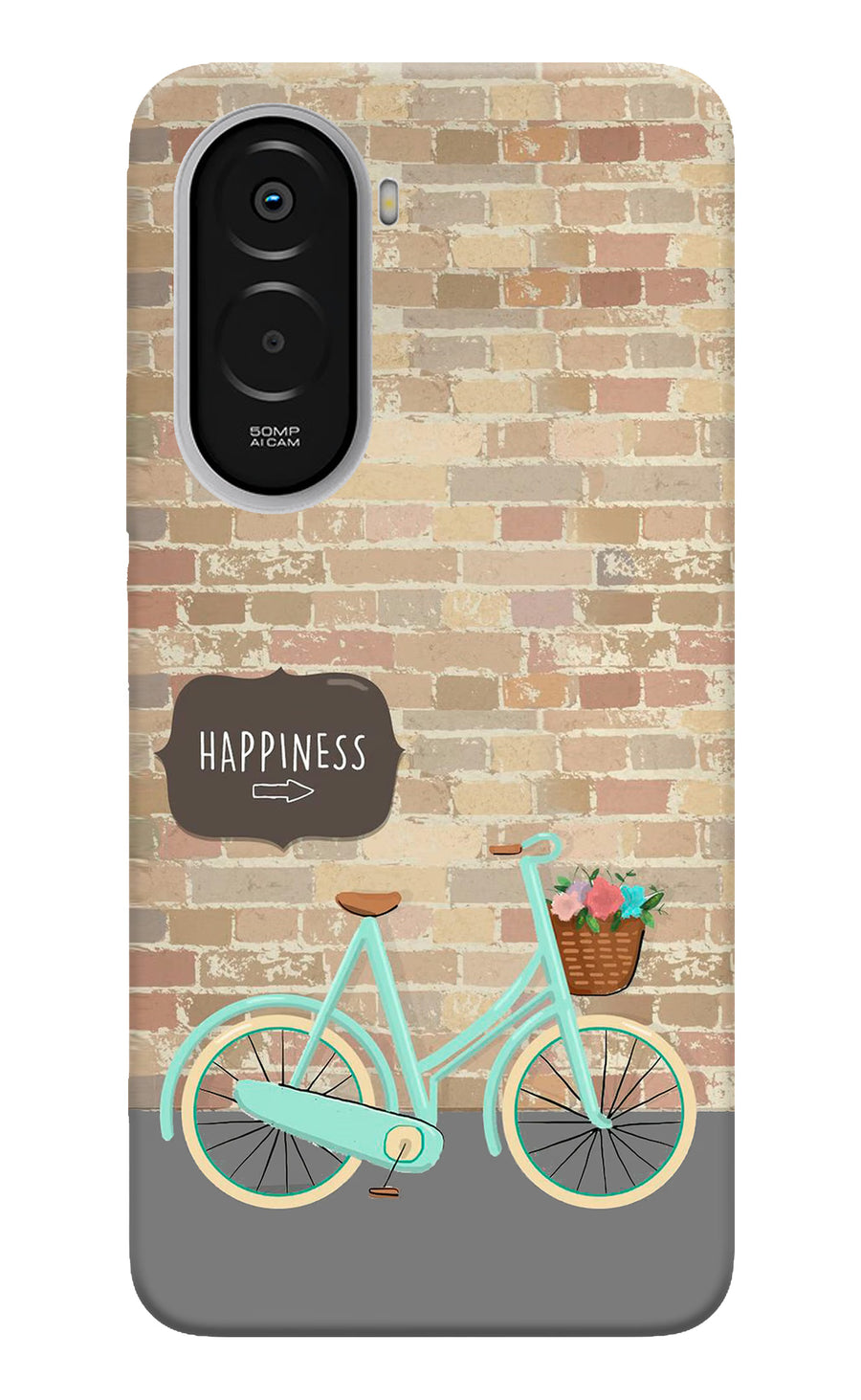 Happiness Artwork Poco M7 Plus 5G Back Cover, Hard case
